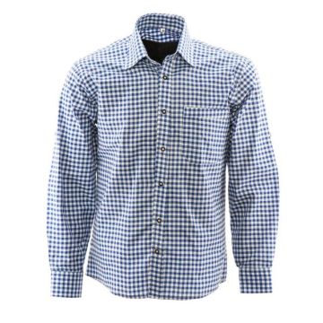 Alpenoverhemd Blauw